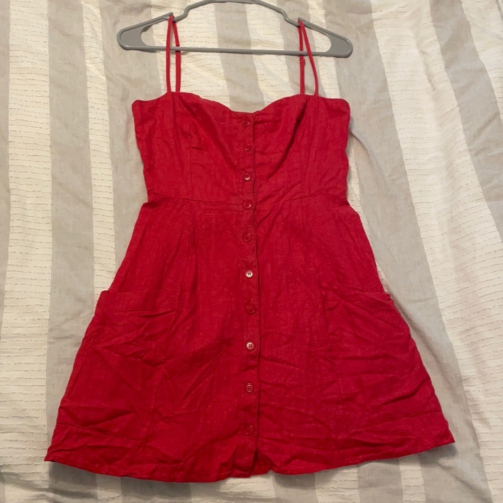 Reformation Linen Mini Dress